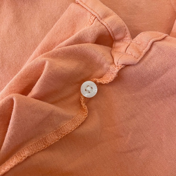 Patagonia Polo Shirt Men’s Trout 100% Organic Cotton Orange Size XL Outdoors - Picture 5 of 9